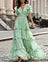 PETAL FLUTTER | VESTIDO MAXI DE GASA