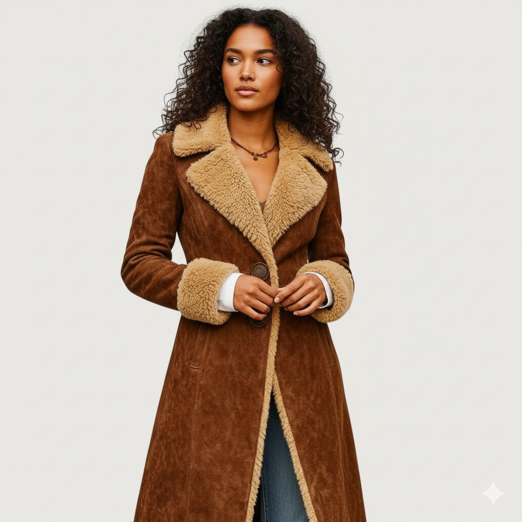 Abrigo Largo Vintage Chic