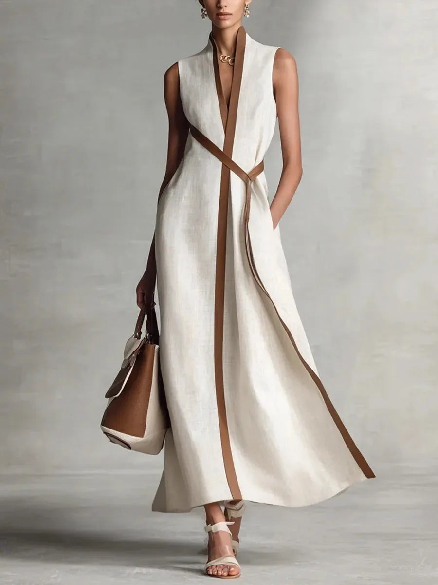 Vestido Fati | Esencia Griega en Lino Premium