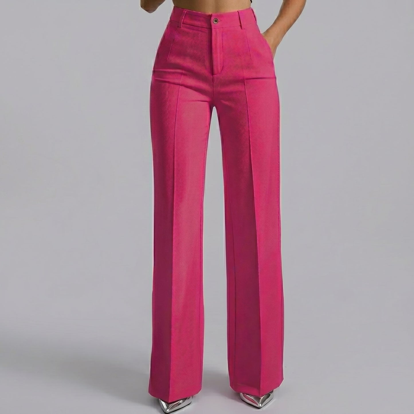 MARTINA MILANO | Pantalones de tiro alto de corte recto y elegante