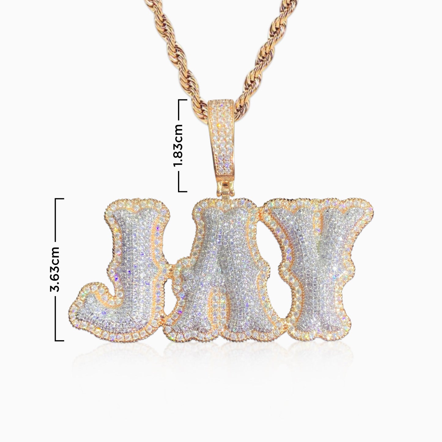 Colgante Personalizado West Oro