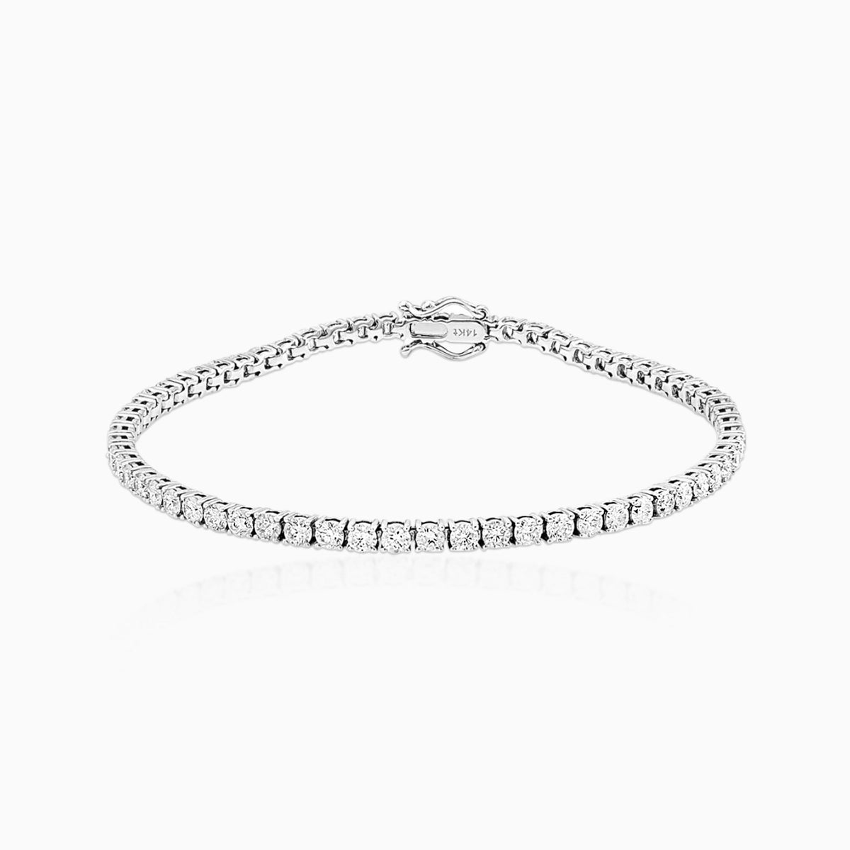 Brazalete Tenis VVS Moissanite + Plata 925