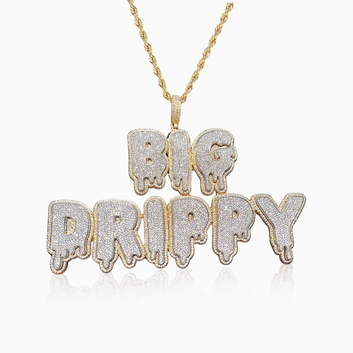 Colgante Personalizado Drippy Oro
