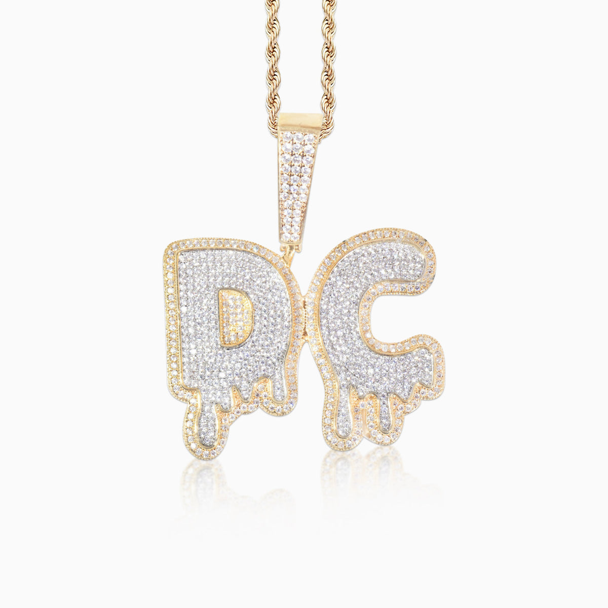 Colgante Personalizado Drippy Oro