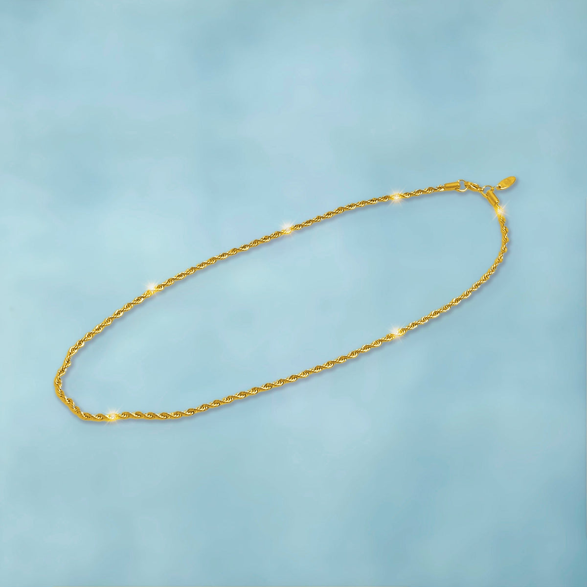 Cadena Rope 4 Mm Oro 18K