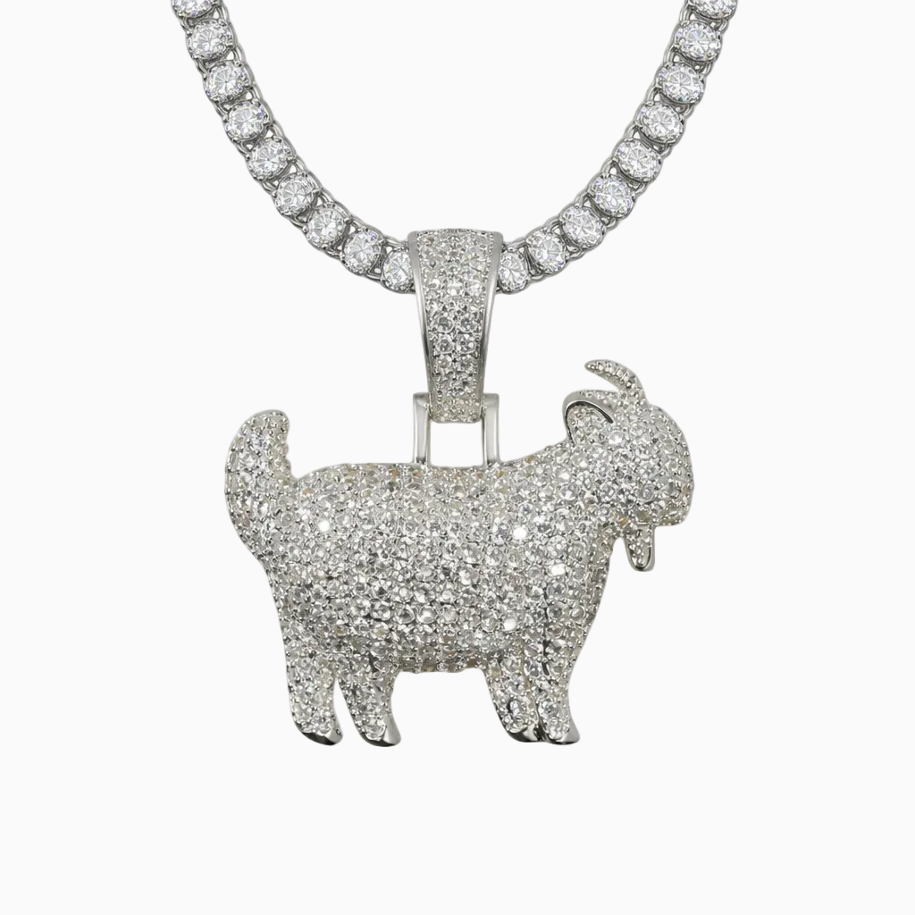 Colgante Goat Oro Blanco
