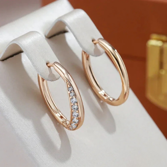 Pendientes chic dorados