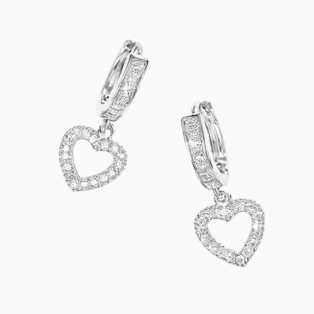 Pendientes Hearts Plata 925