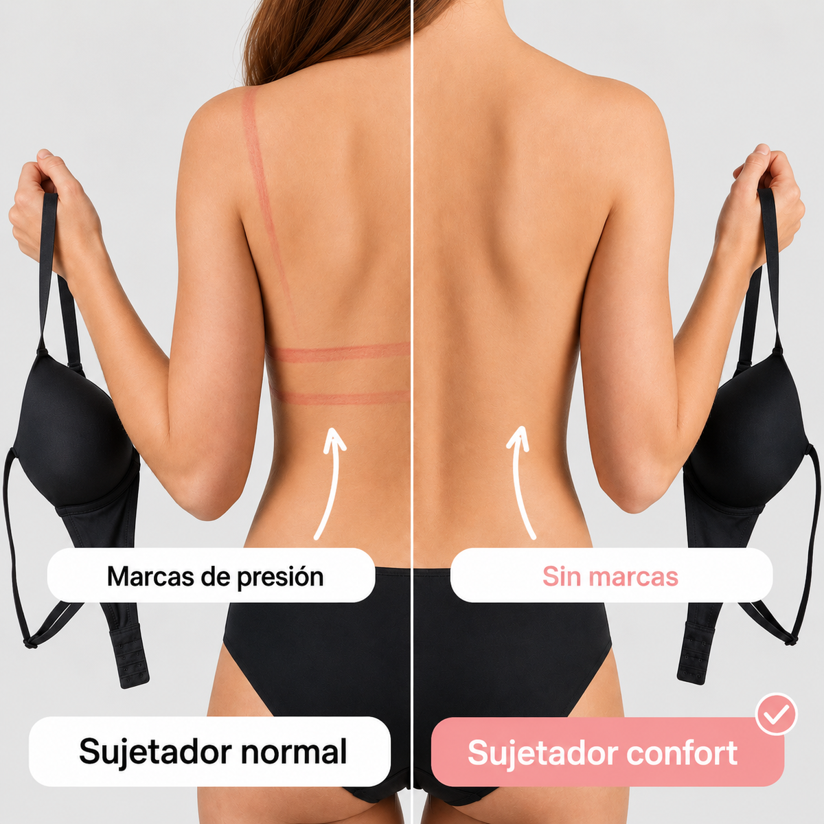 Sujetador Cómodo  Sin Costuras y Sin Aros