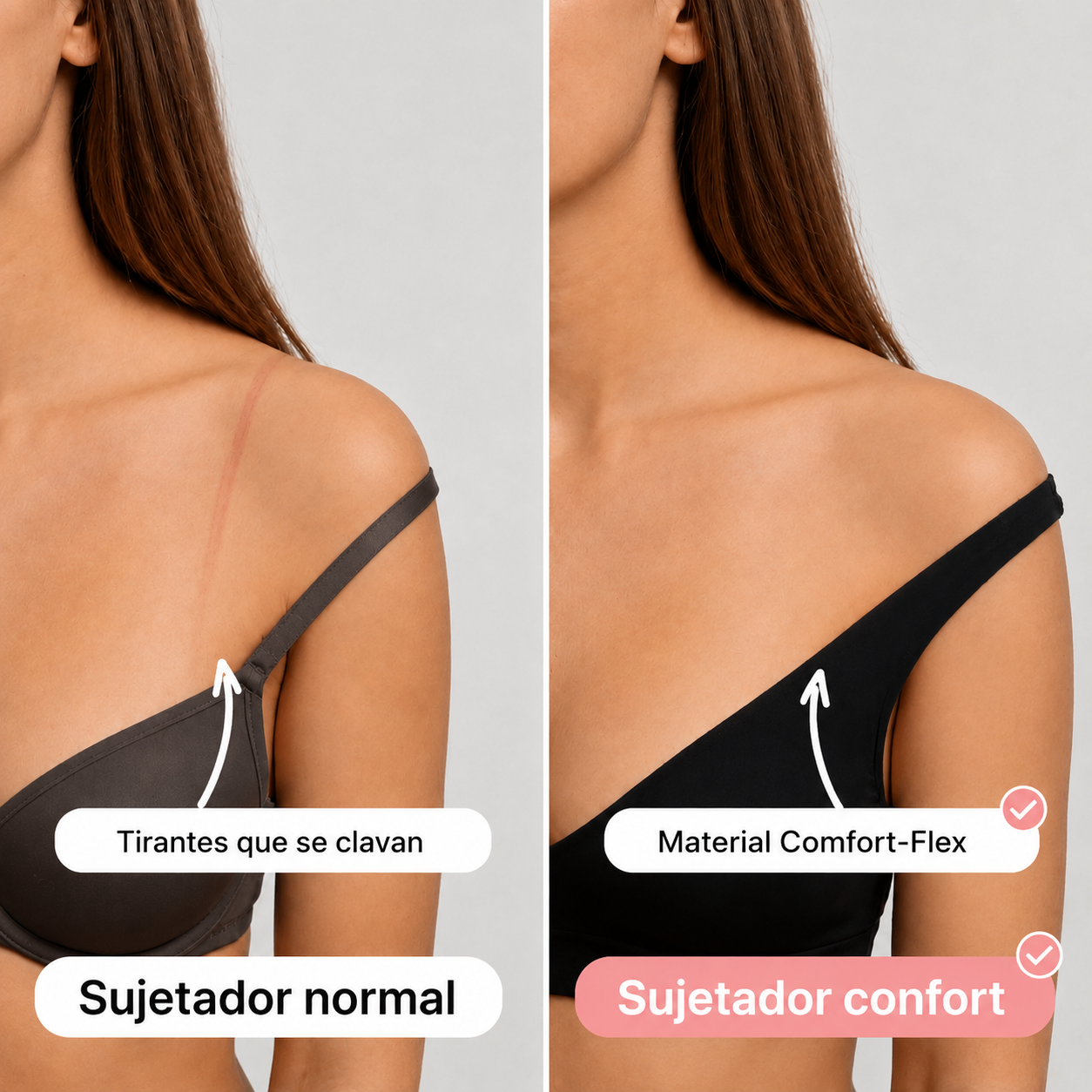 Sujetador Cómodo  Sin Costuras y Sin Aros