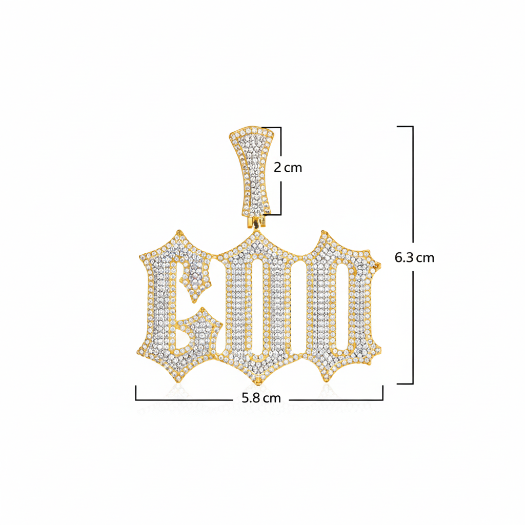 Colgante Personalizado Trapstar Oro