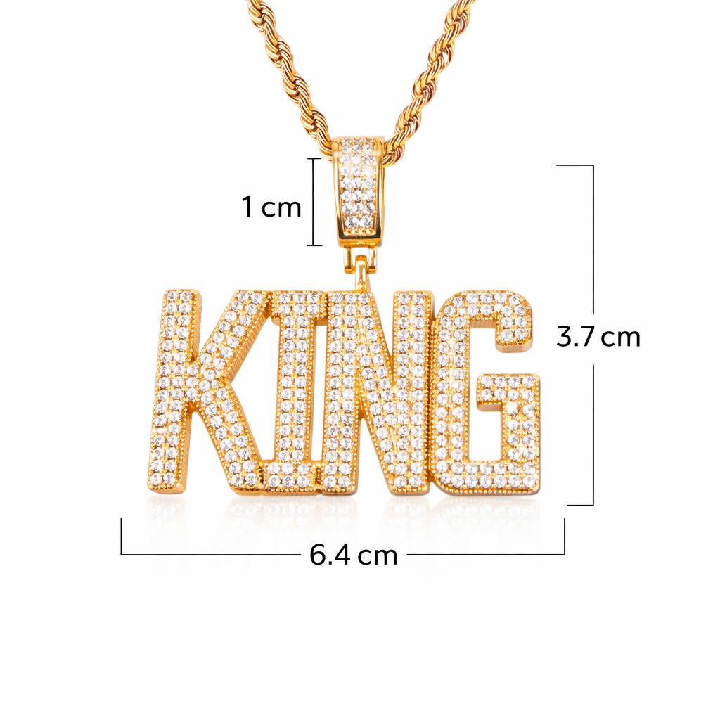 Colgante Personalizado Cuadrado Oro