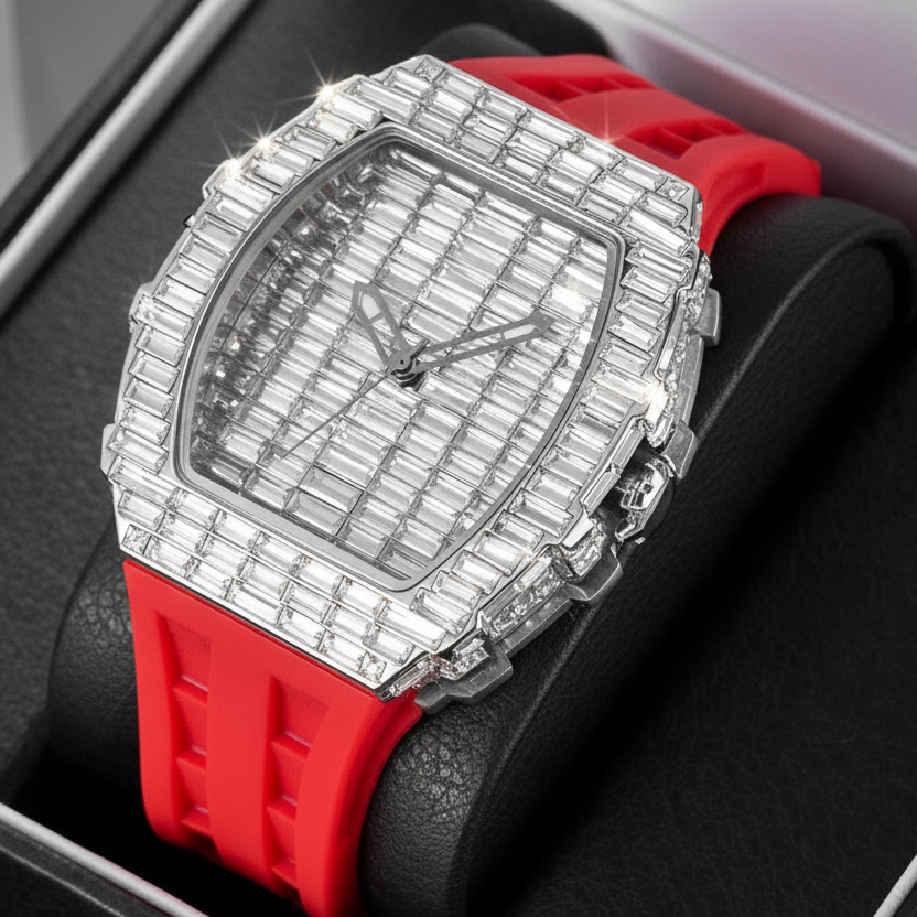 Reloj RM Baguette Rojo