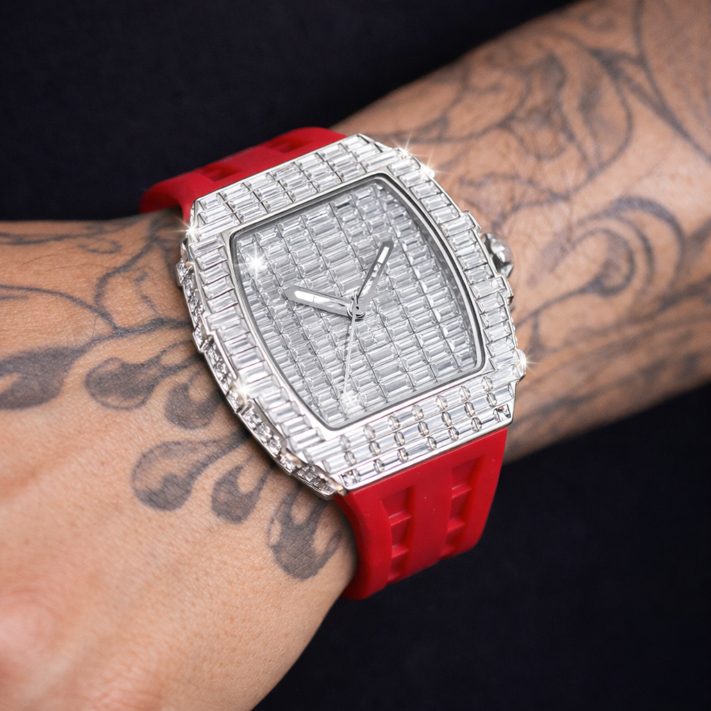Reloj RM Baguette Rojo