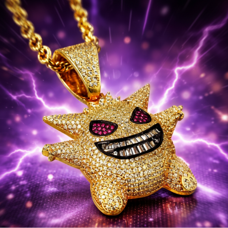 Colgante Gengar Oro 18K