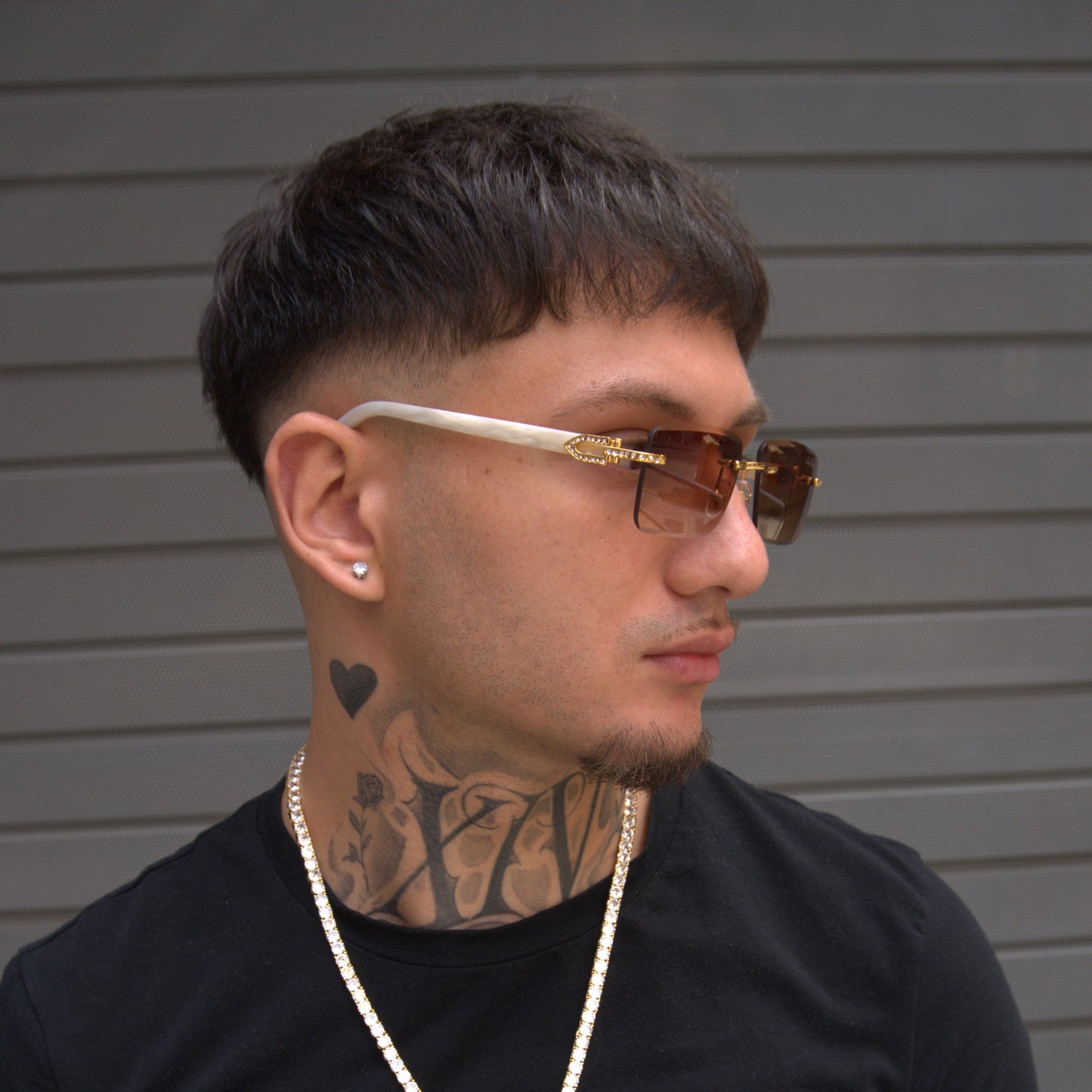 Gafas Luxx Marrón Blanco