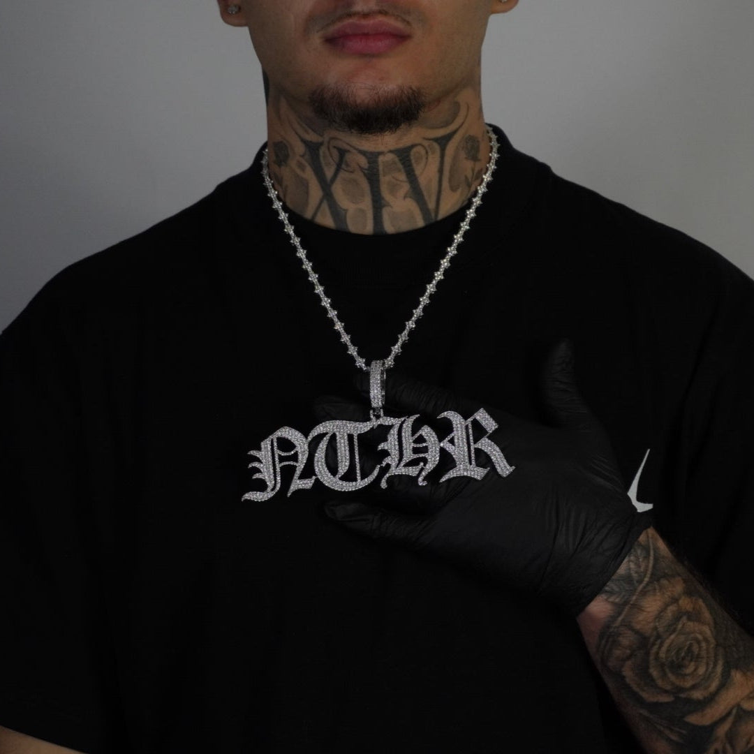 Colgante Personalizado Gótico Oro