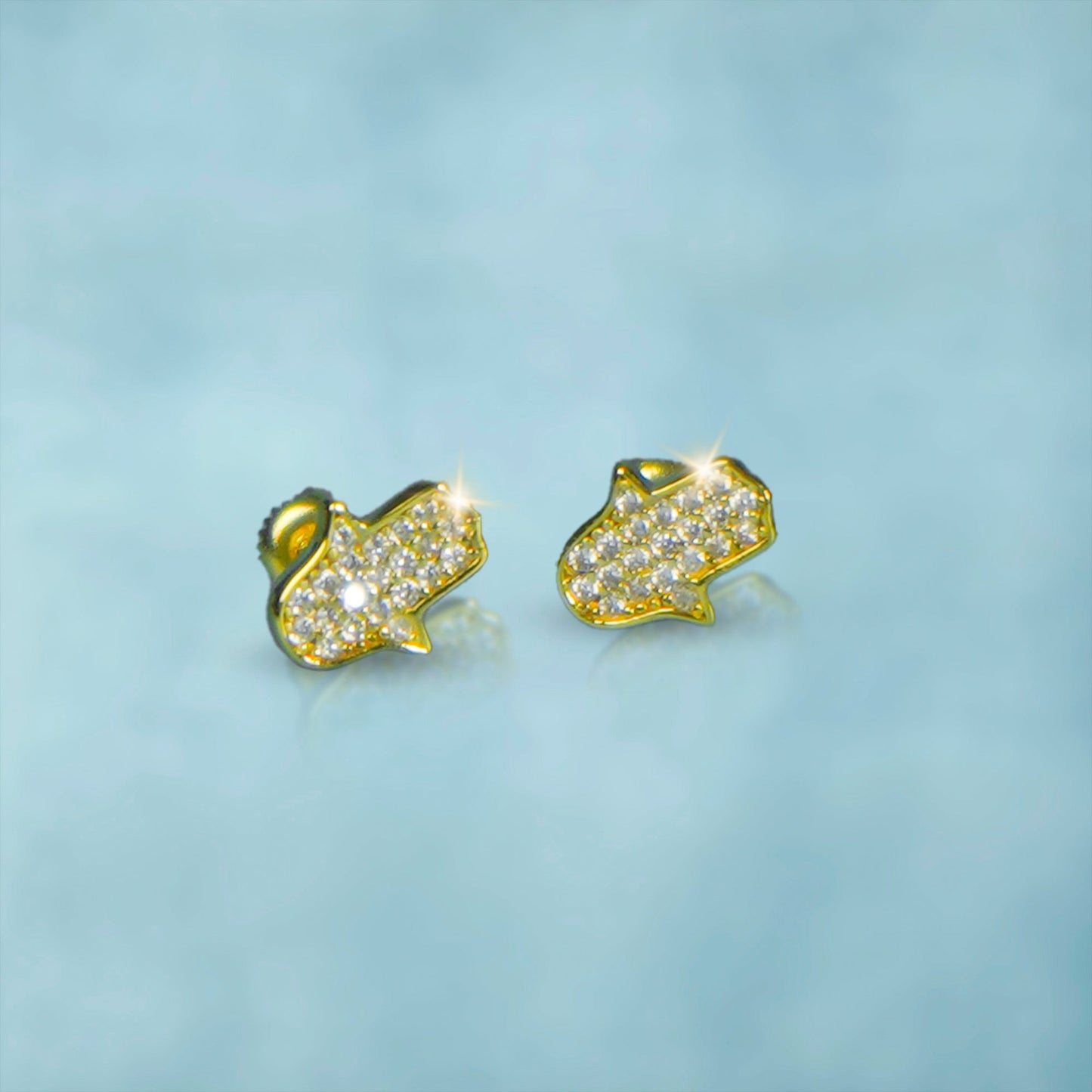 Pendientes Ice Fatema Oro 18K