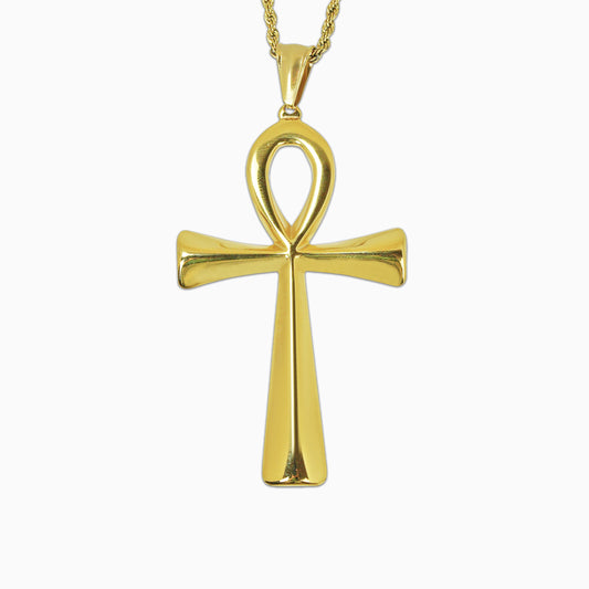 Colgante Cruz  Ankh Oro 18K