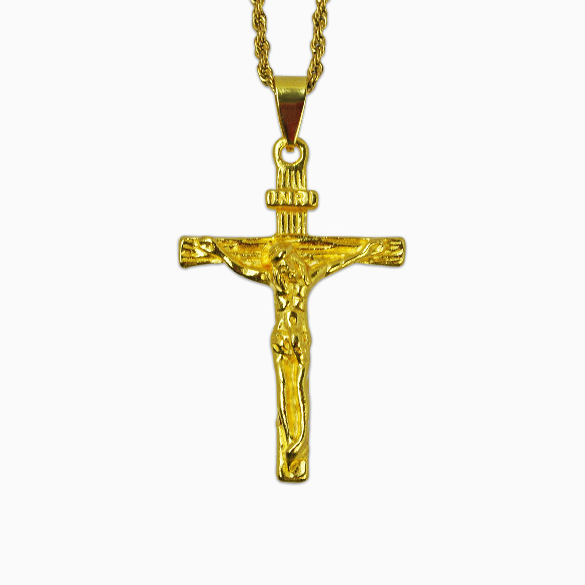 Colgante Jesús en Cruz Oro 18K
