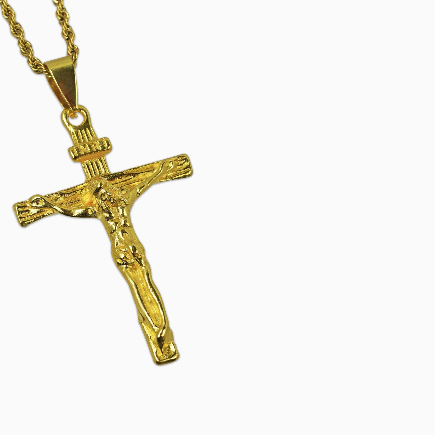 Colgante Jesús en Cruz Oro 18K