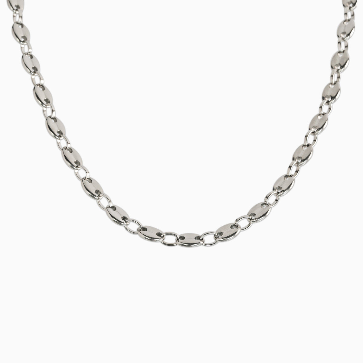 Cadena Gucci Link 11 Mm Oro Blanco