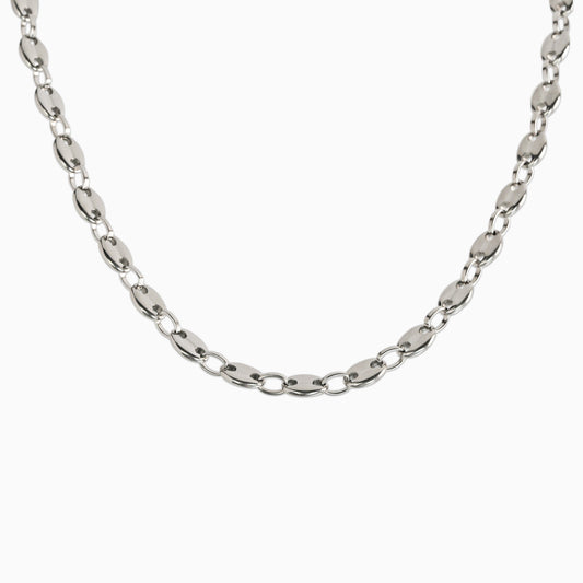 Cadena Gucci Link 11 Mm Oro Blanco