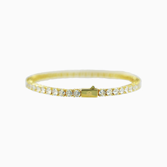 Brazalete Tenis 2.0 Oro 18K