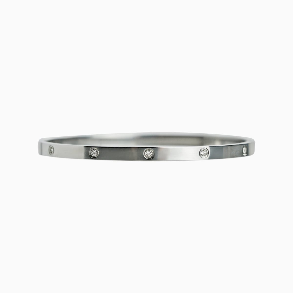 Brazalete Love Oro Blanco Mujer
