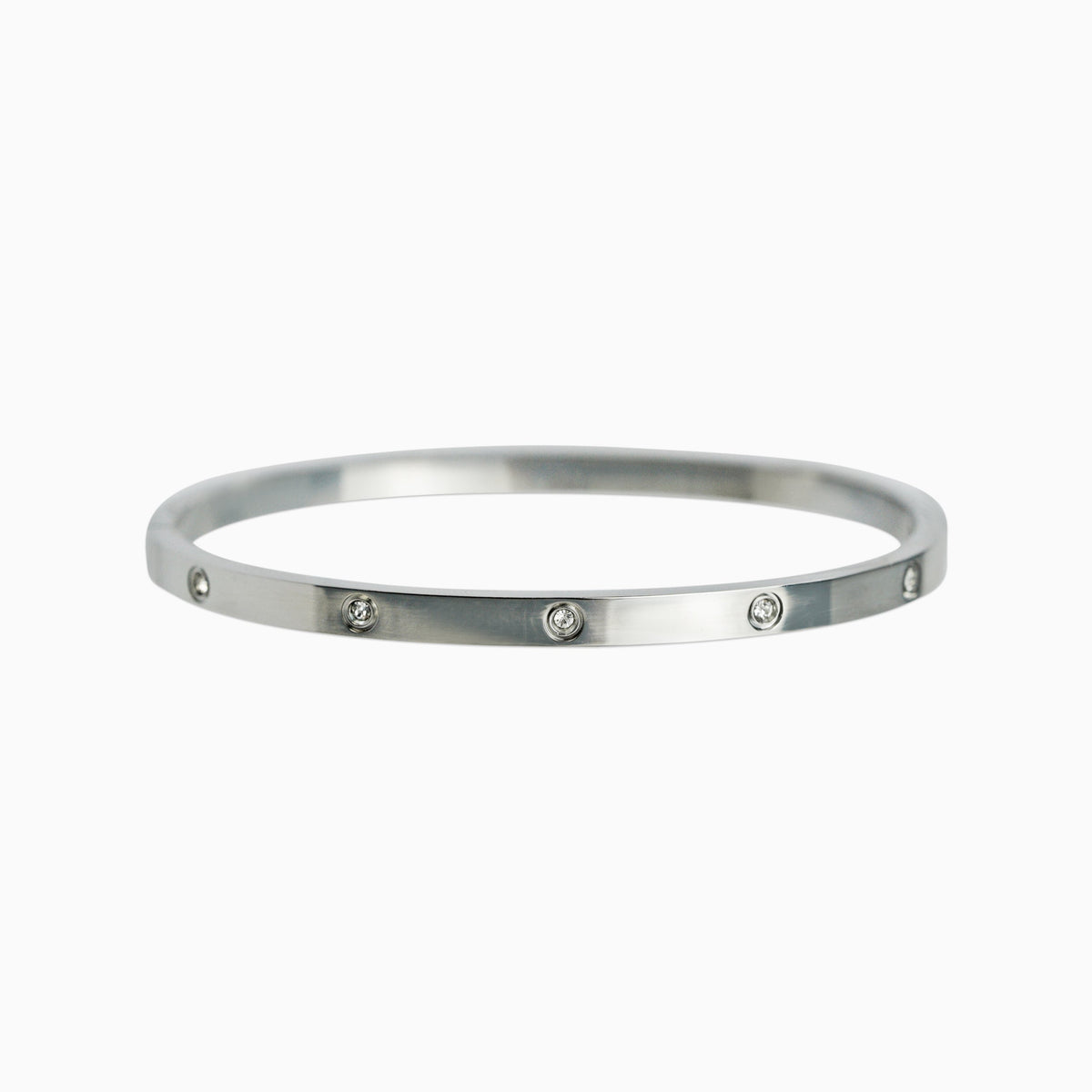 Brazalete Love Oro Blanco Mujer