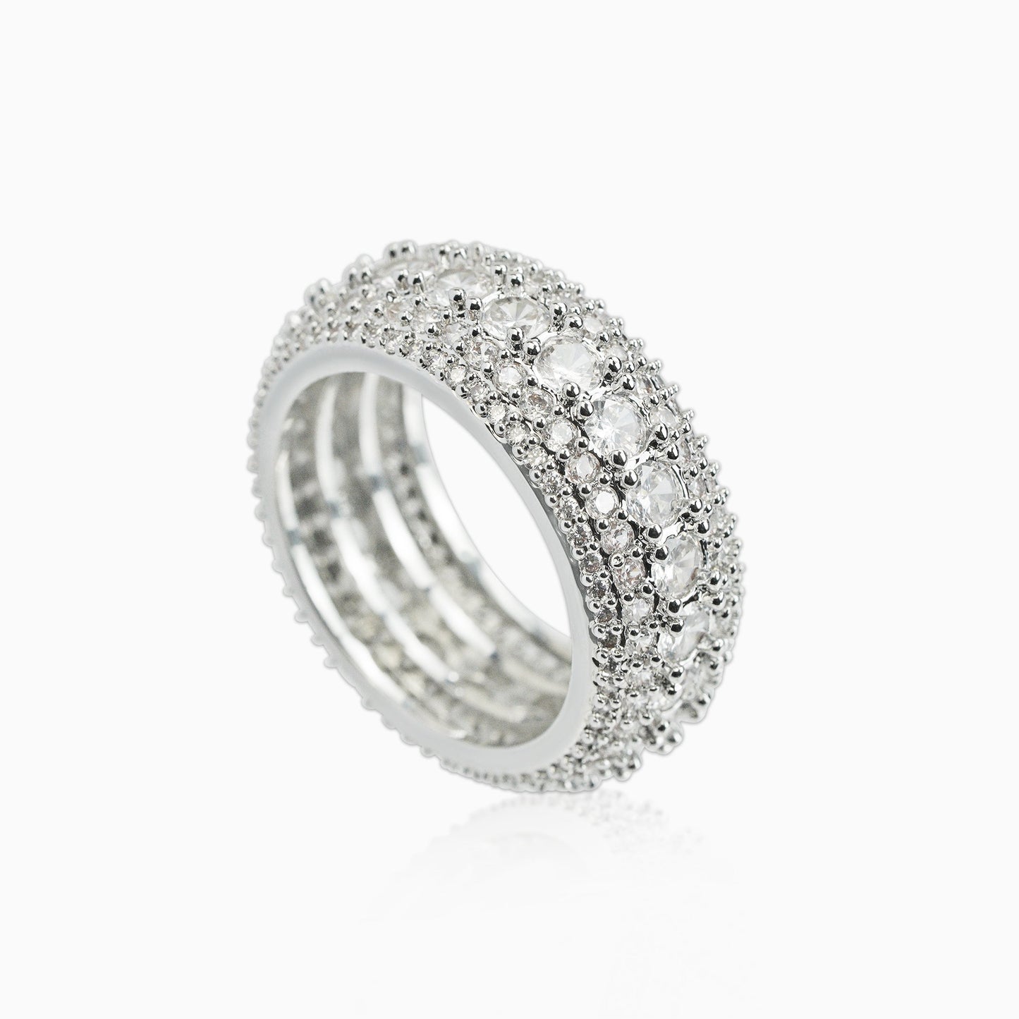 Anillo Iceyy Oro Blanco