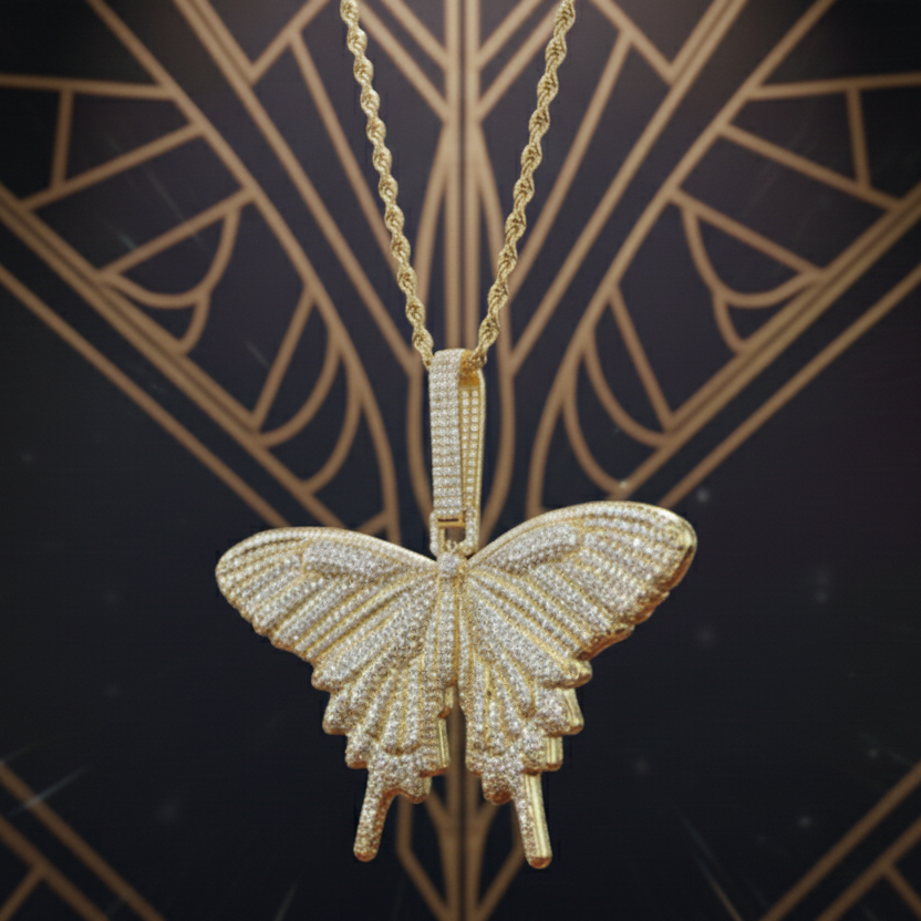Colgante Mariposa Oro 18K