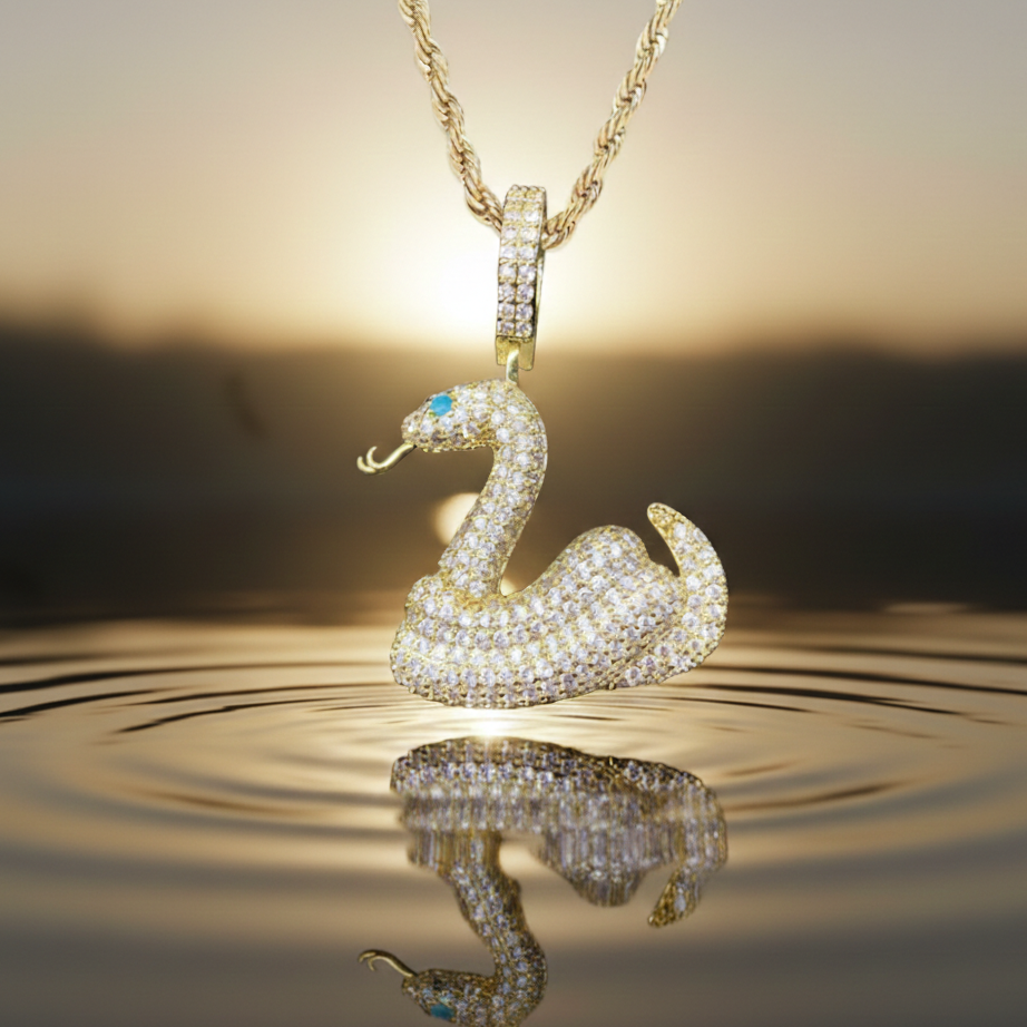 Colgante Serpiente Oro 18K