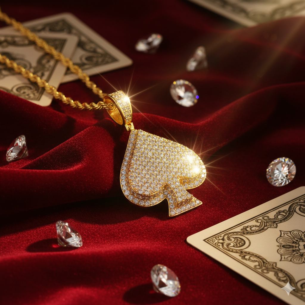 Colgante Poker Oro 18K