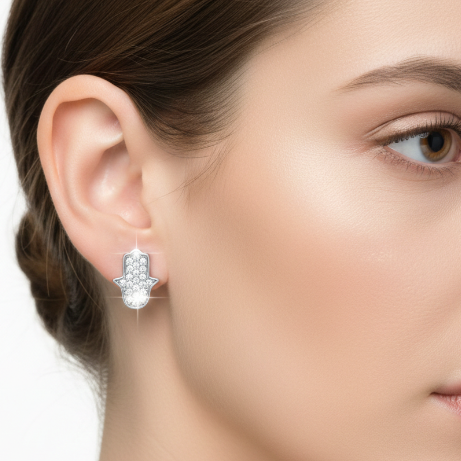 Pendientes Ice Fatema Plata 925