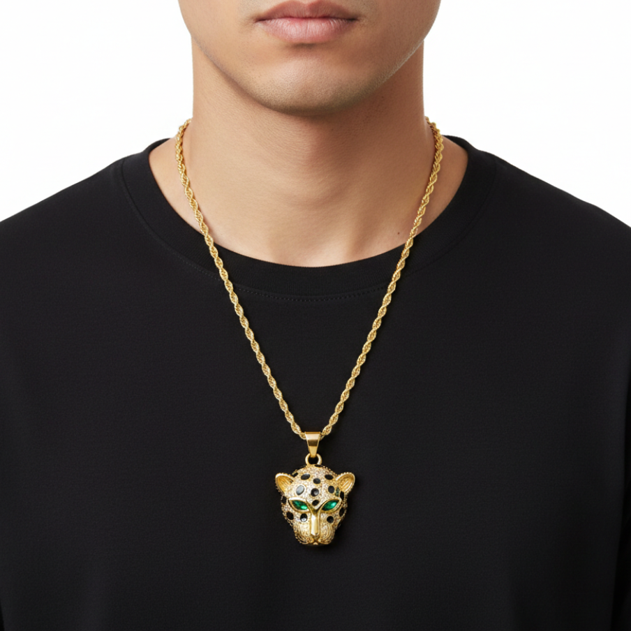Colgante Guepardo Mini Oro 18K