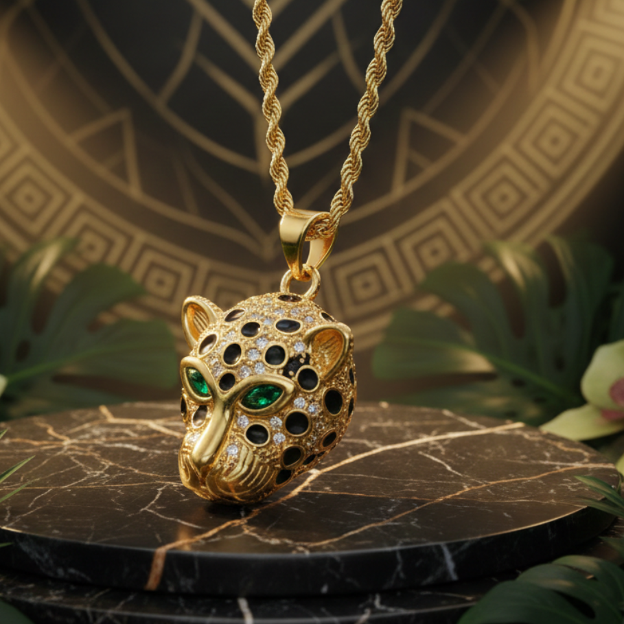Colgante Guepardo Mini Oro 18K