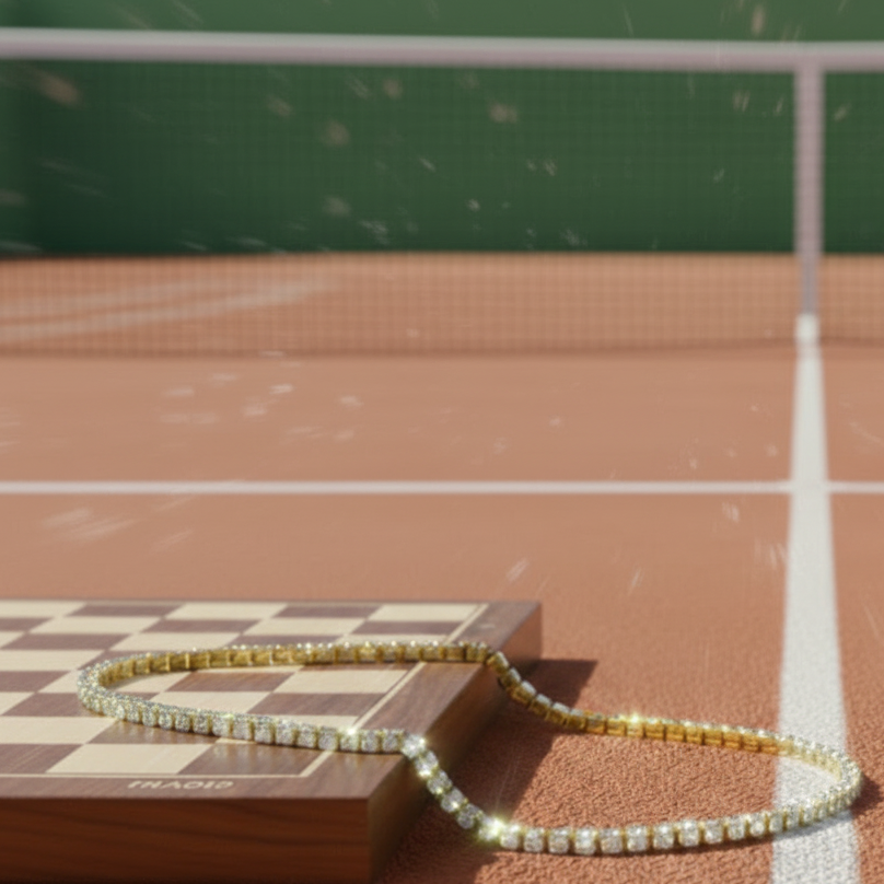 Cadena Tenis 2.0 Oro 18K
