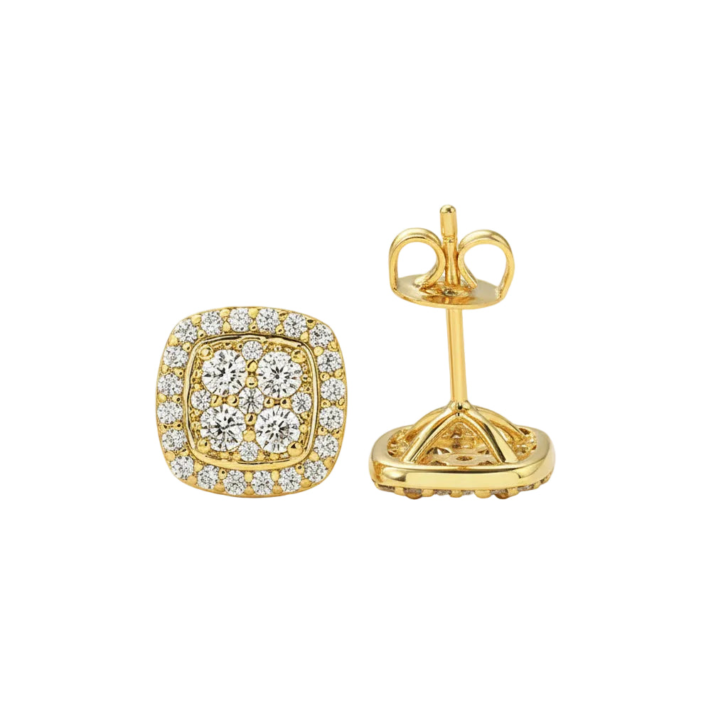 Pendientes Luxury Oro 18K