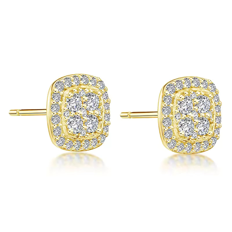 Pendientes Luxury Oro 18K