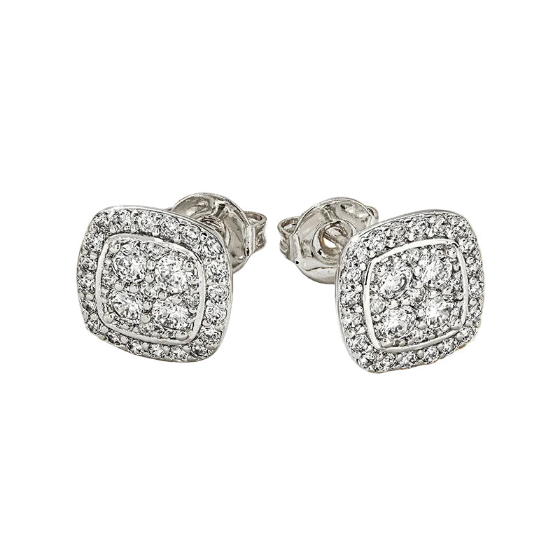 Pendientes Luxury Plata