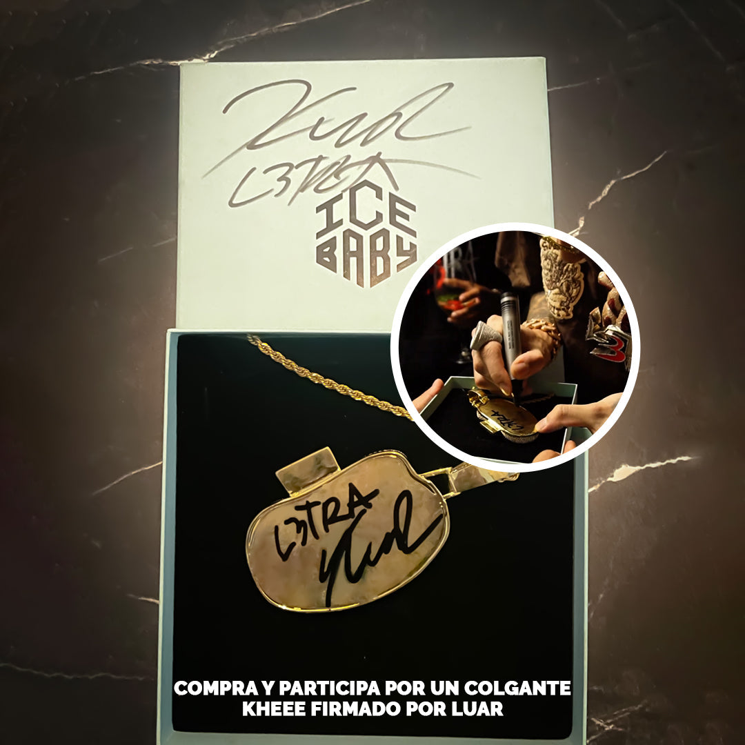 Colgante L3tra Pequeño Oro 18K