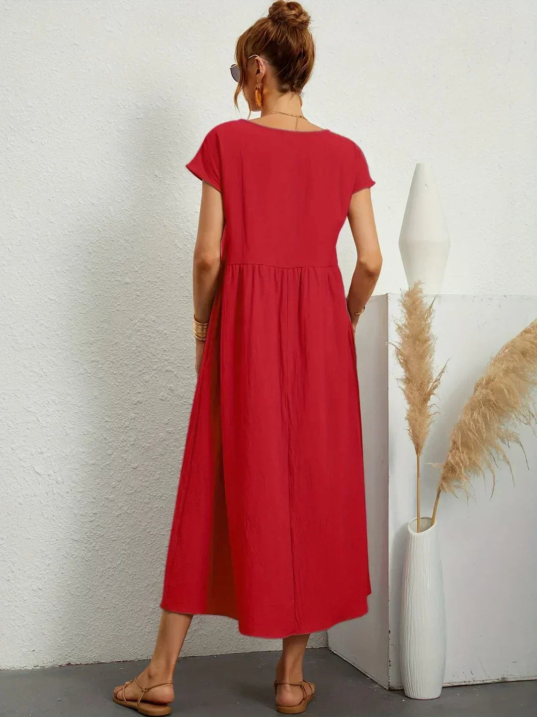 Camila | Vestido midi fluido de elegancia atemporal