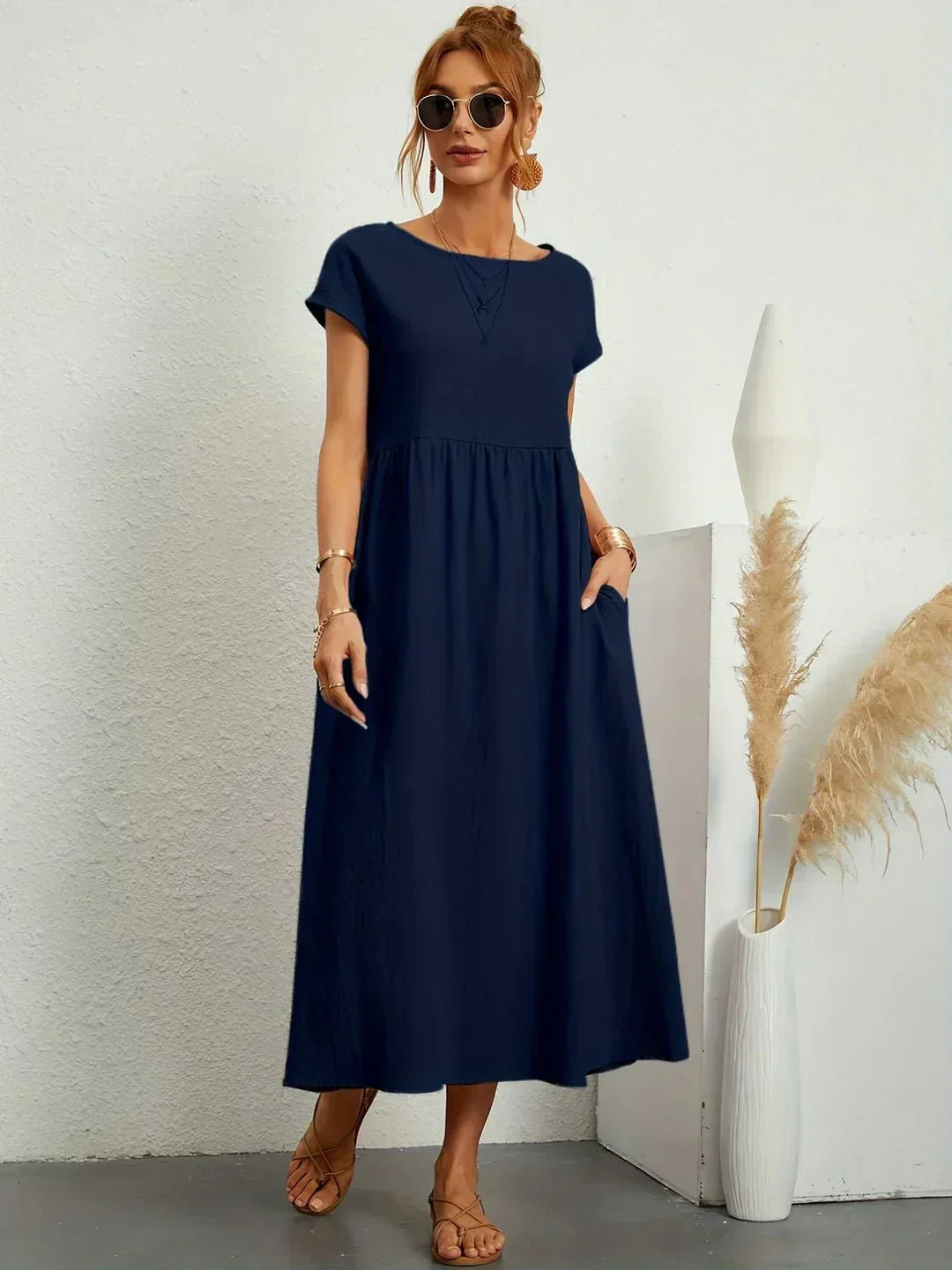 Camila | Vestido midi fluido de elegancia atemporal