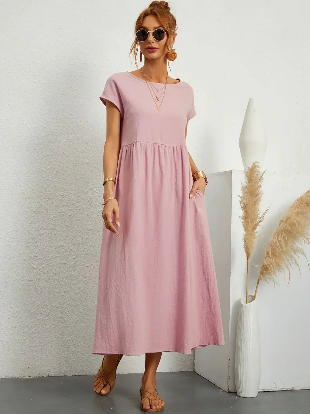Camila | Vestido midi fluido de elegancia atemporal