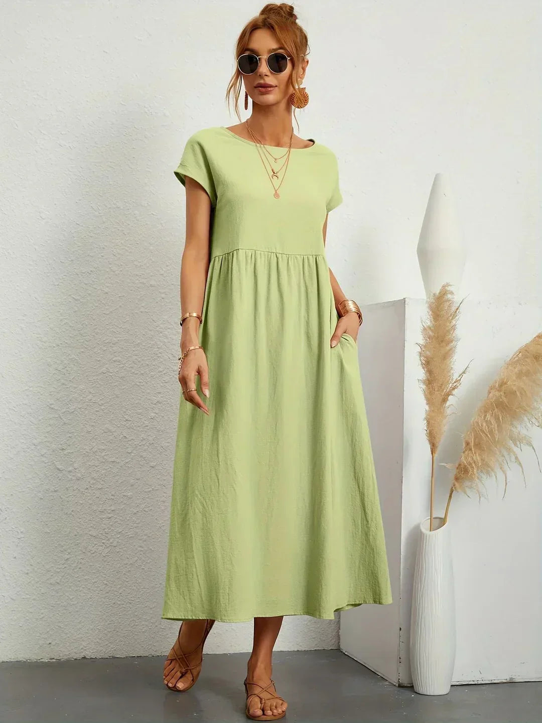 Camila | Vestido midi fluido de elegancia atemporal