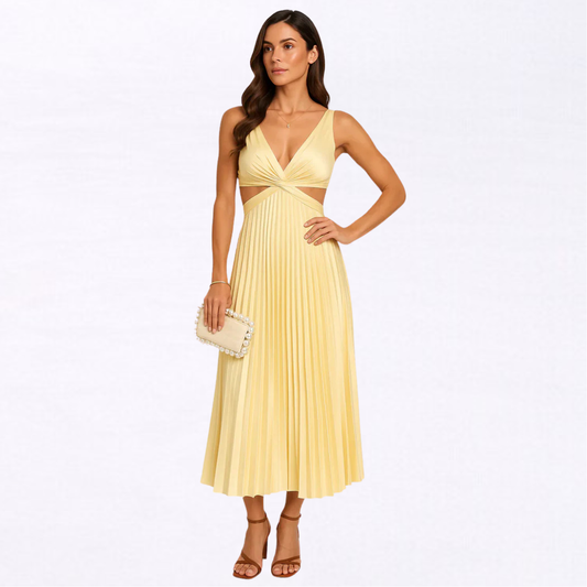 Vestido Elegante Belleza | Vestido Plisado Ideal para Eventos