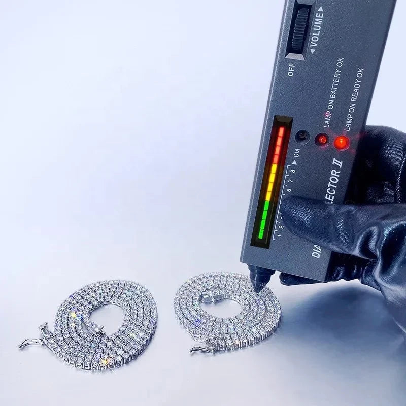 Cadena Tenis VVS Moissanite + Plata 925