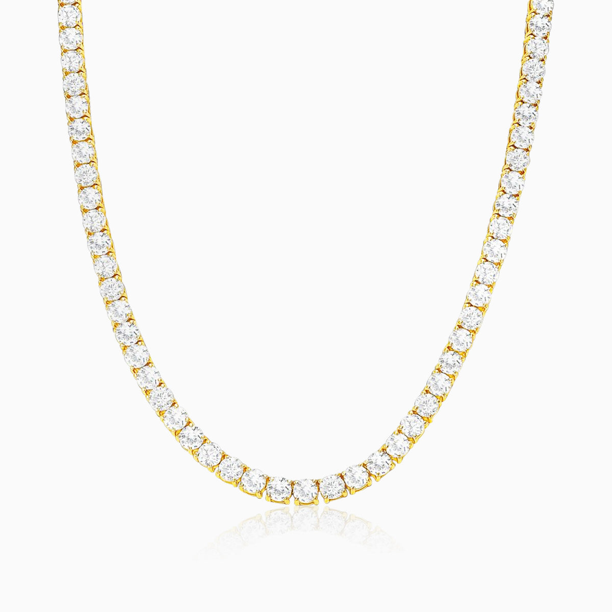 Cadena Tenis VVS Moissanite Oro 18K