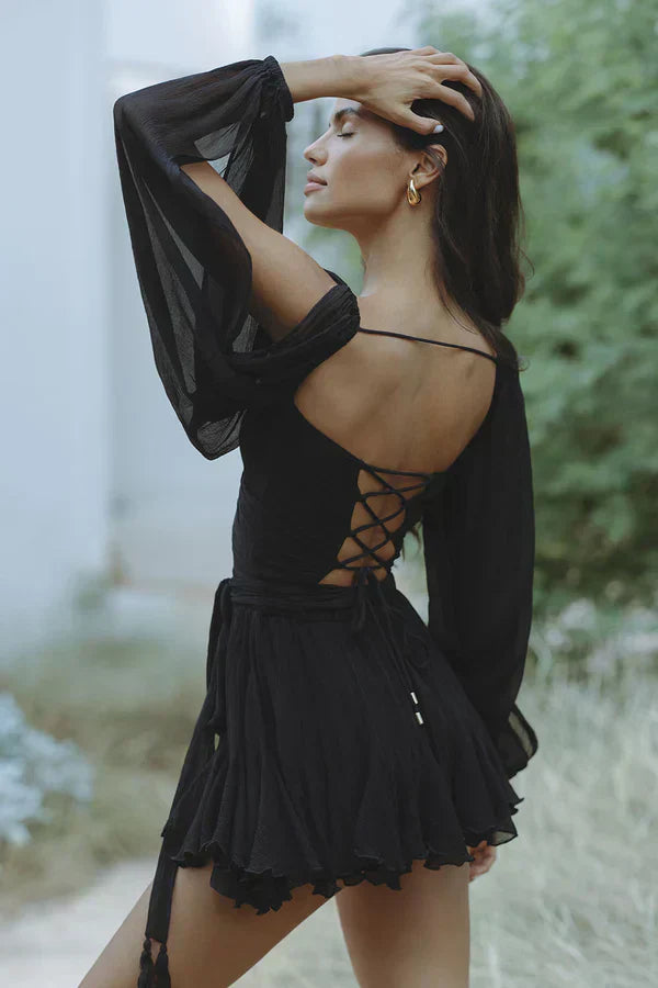 LAYLA| VESTIDO EN V